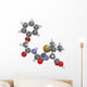 Penicillin V antibiotic molecule, chemical structure Wall Decal
