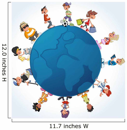 Connected World Children Wall Decal