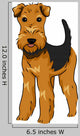 Airedale Terrier Wall Decal
