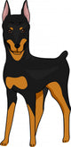 Doberman Pinscher Wall Decal