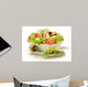 Vegetable Salad Bowl White Wall Decal