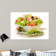 Vegetable Salad Bowl White Wall Decal