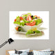 Vegetable Salad Bowl White Wall Decal