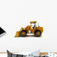Front End Loader White Wall Decal