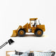 Front End Loader White Wall Decal