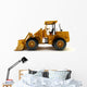 Front End Loader White Wall Decal