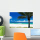 Palm Tree on a Tropical Beach Wall Mural