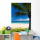 Palm tree on a tropical beach Wall Mural