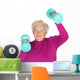 Senior Lady Working out
