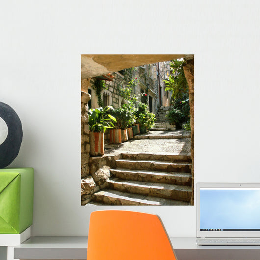 mediterranean exterior 2 Wall Mural