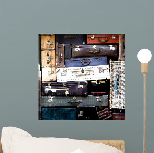 valigie vintage Wall Mural