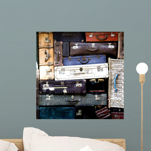 valigie vintage Wall Mural