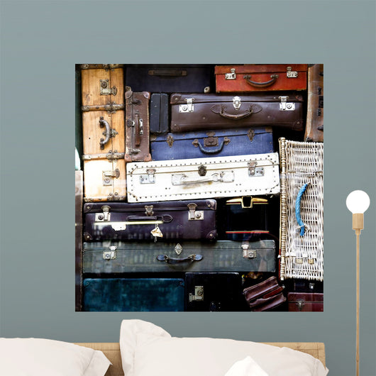 valigie vintage Wall Mural