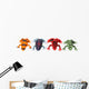 Frogs Wall Decal Sticker Set