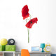 Red Poppy Wall Decal