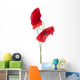 Red Poppy Wall Decal