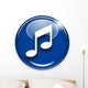 Button music Wall Decal