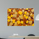 Amber Glass Mosaic Tiles Wall Mural