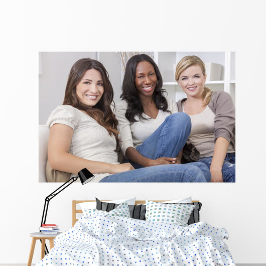 Interracial Group Three Beautiful