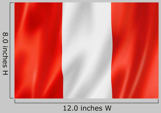 peruvian flag Wall Mural