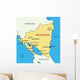 Republic Nicaragua Vector Map