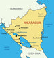 Republic Nicaragua Vector Map