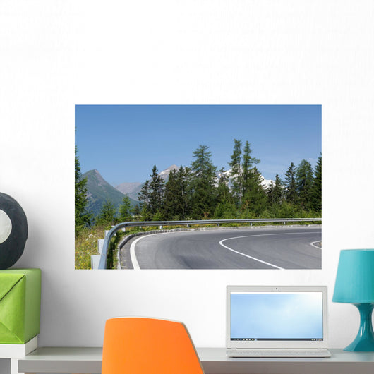 Winding Mountain Road Wall Mural