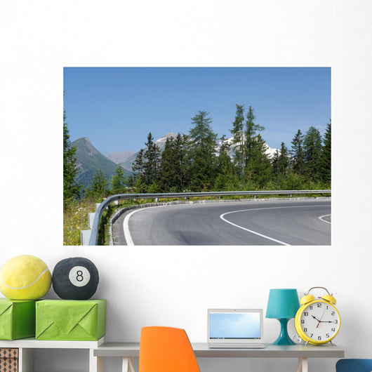 Winding Mountain Road Wall Mural