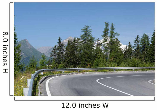 Winding Mountain Road Wall Mural