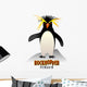 Rockhopper Penguin Illustration Wall Decal