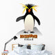 Rockhopper Penguin Illustration Wall Decal