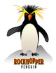 Rockhopper Penguin Illustration Wall Decal