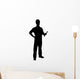 Silhouette Confident and Smiling
