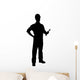 Silhouette Confident and Smiling
