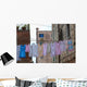 Clothes Hanging Wall Mural