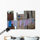 Clothes Hanging Wall Mural
