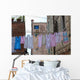 Clothes Hanging Wall Mural