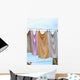 Clothes Hanging Wall Mural