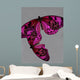 Pink Butterfly Still Life Wall Mural