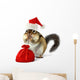 Chipmunk Red Santa Claus