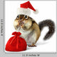 Chipmunk Red Santa Claus