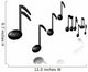 Musical Notes Wall Decal