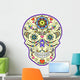 abstract  colorful skull Wall Decal