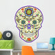 abstract  colorful skull Wall Decal