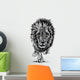 Sketch of a big male African lion Wall Decal