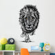 Sketch of a big male African lion Wall Decal