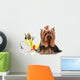 Yorkshire Terrier with Combs and Scissors Wall Decal