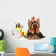Yorkshire Terrier with Combs and Scissors Wall Decal