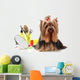 Yorkshire Terrier with Combs and Scissors Wall Decal