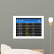Airport arrival timetable illustration design Wall Mural